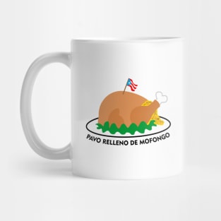 Mofongo Stuffed Turkey Puerto Rico Food Boricua Thanksgiving Mug